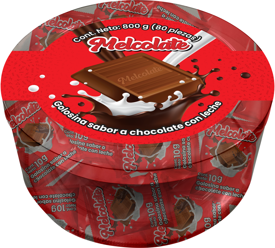 MELCOLATE MOLDEADO 8X80X10G